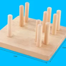 بازی آموزشی مونته سوری طرح پایه اشکال مدل goodcow wood517