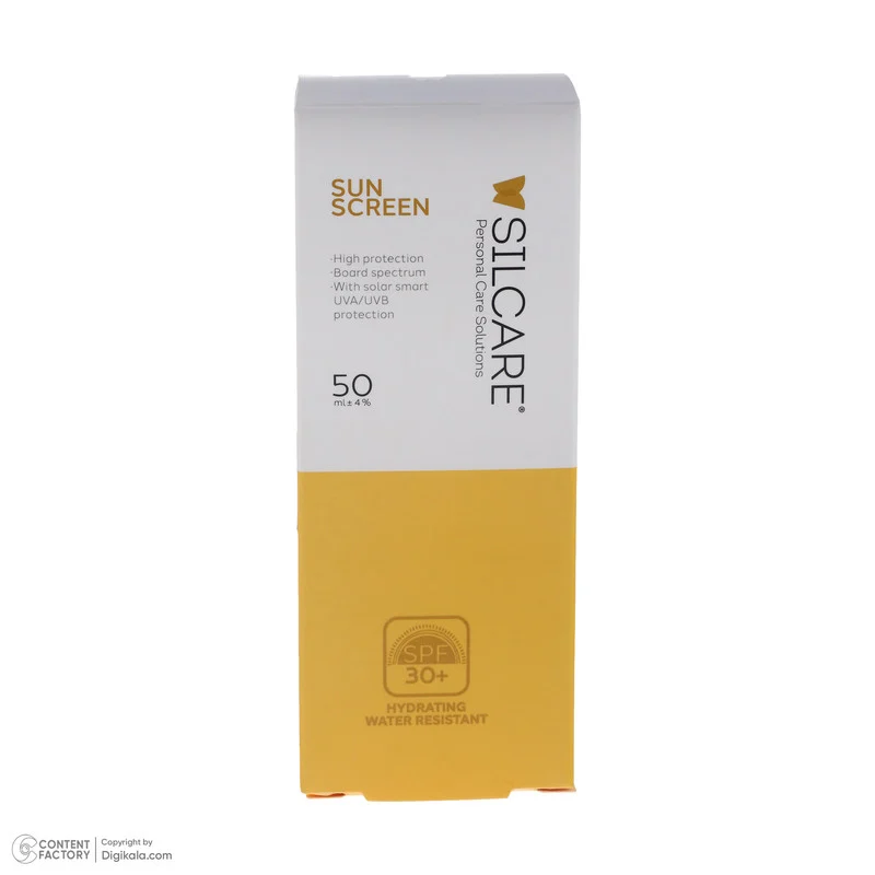 کرم ضد آفتاب بدون رنگ سیلکِر +SPF 30 مدل sun protect مناسب انواع پوست حجم 50 میلیلیتر