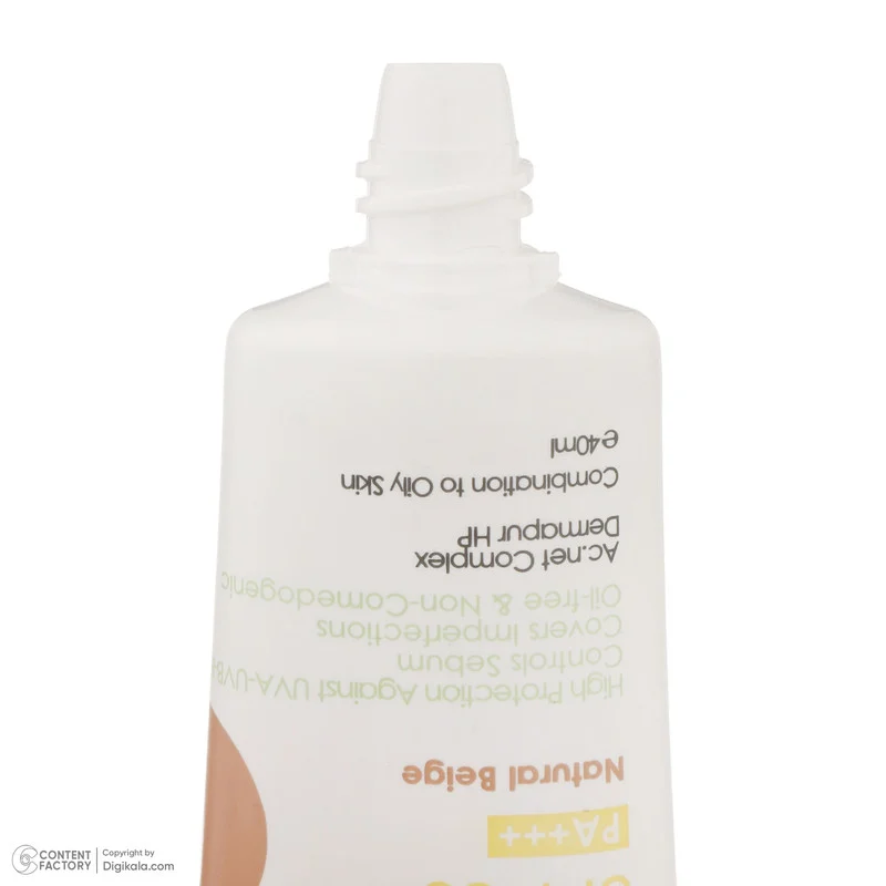 کرم ضدآفتاب رنگی پرایم مدل Acnex Beige SPF60، مناسب پوست‌های چرب، حجم 40 میلی‌لیتر