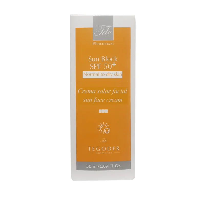 کرم ضد آفتاب بدون رنگ تگودر SPF 50 مدل su0 مناسب پوست خشک و حساس حجم 50 میلی‌لیتر
