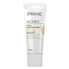 کرم ضدآفتاب رنگی پرایم مدل Acnex SPF60، مناسب پوست‌های چرب، حجم 40 میلی‌لیتر