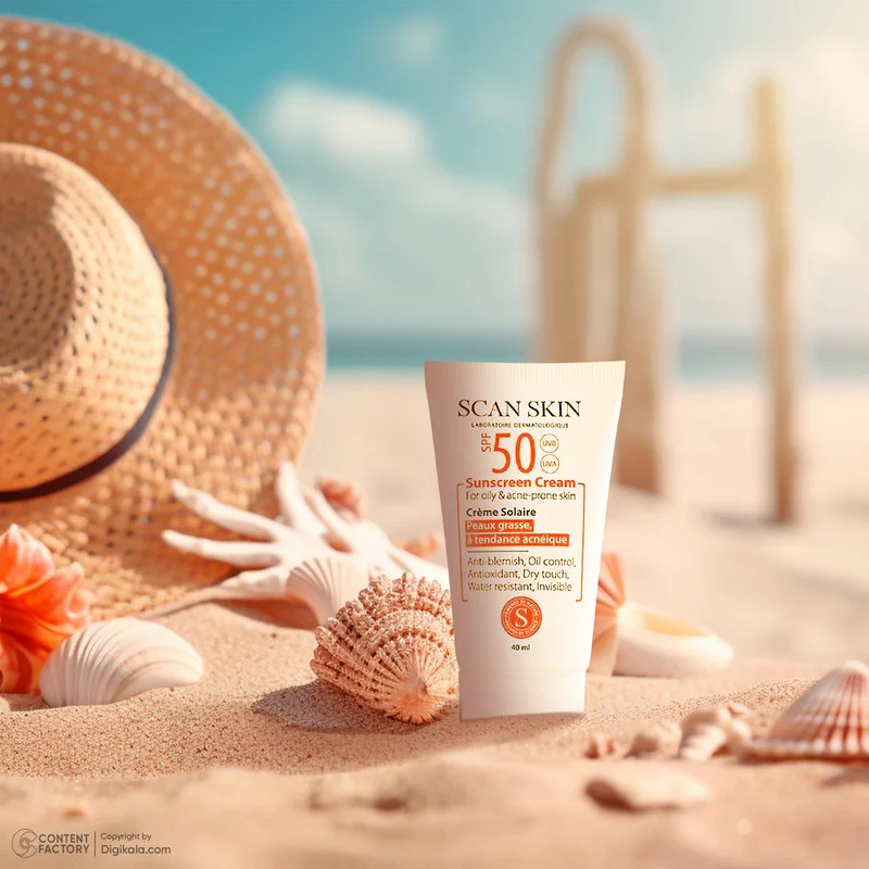 کرم ضدآفتاب اسکن اسکین مدل Anti Blemish، حجم 40 میلی‌لیتر