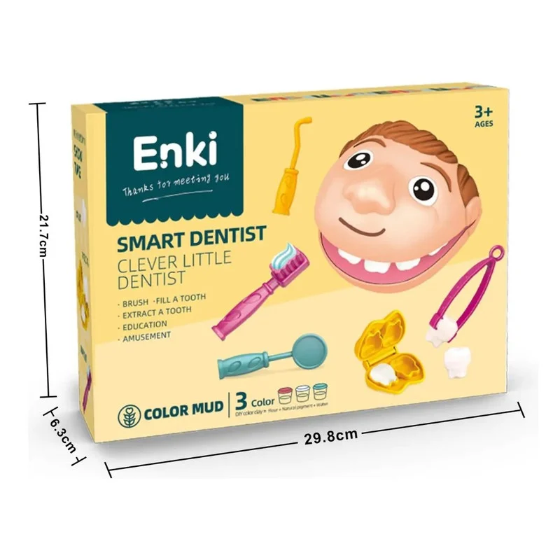 خمیر بازی مدل ست دندان پزشکی طرح Smart Dentist کد EK6024
