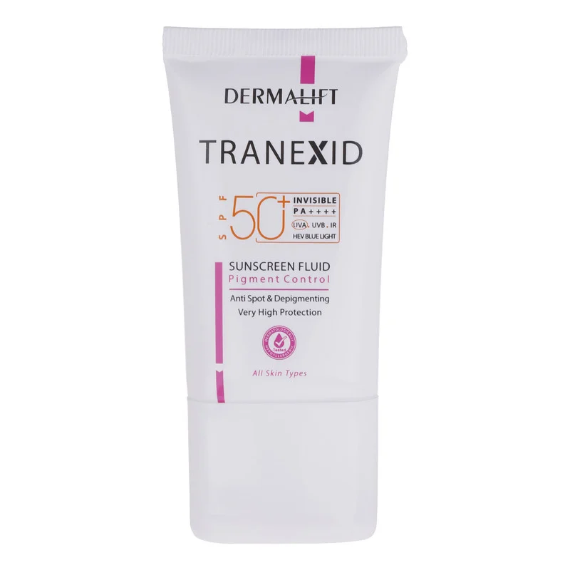 فلوئید ضد آفتاب درمالیفت مدل Tranexid حجم 40 میلی لیتر