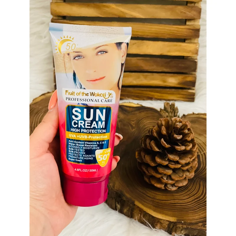 لوسیون ضدآفتاب ووکالی مدل spf50 حجم 130 میلی لیتر