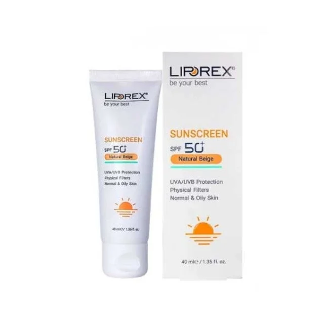 کرم ضد آفتاب رنگی لیپورکس SPF 50 مدل N-O ‌مناسب برای پوست‌ چرب و معمولی حجم 40 میلی‌لیتر