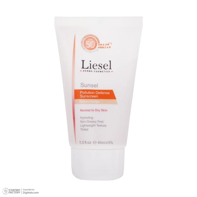 کرم ضد آفتاب رنگی لایسل SPF 50 مدل 01 ‌مناسب انواع پوست‌ حجم 40 میلی‌لیتر