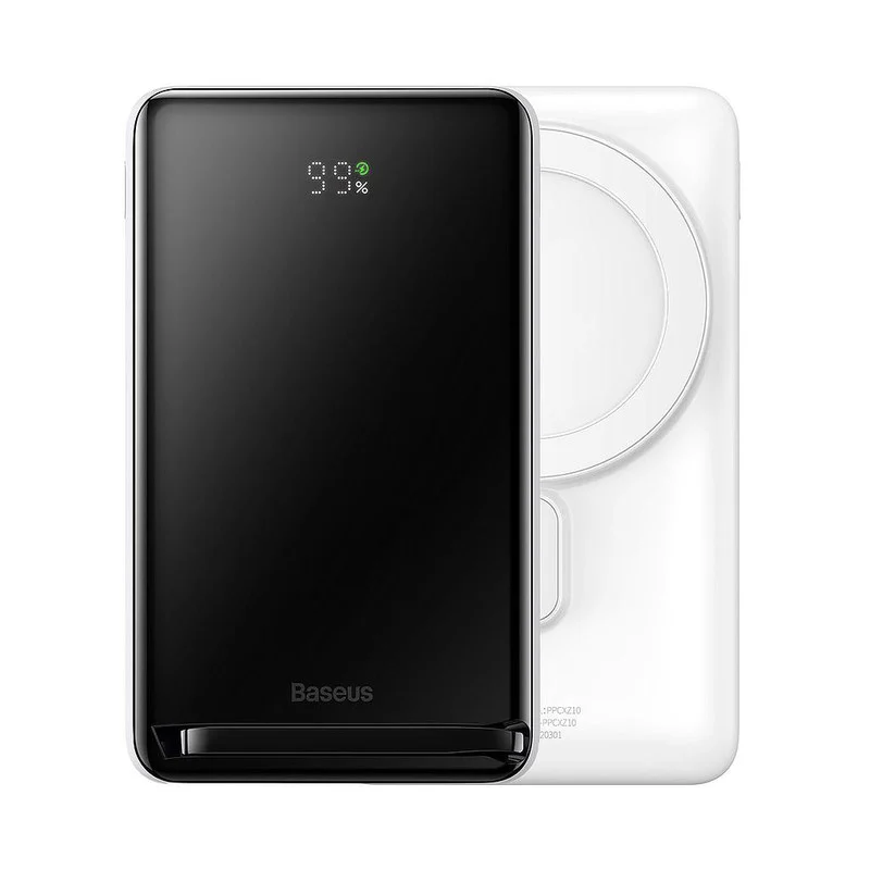 پاوربانک 20 وات بیسیم بیسوس مدل Magnetic Bracket ظرفیت 10000 میلی آمپر ساعت