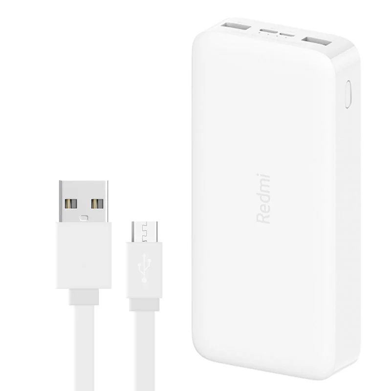 پاوربانک 18 وات شیائومی مدل Redmi ظرفیت 20000 میلی‌آمپرساعت