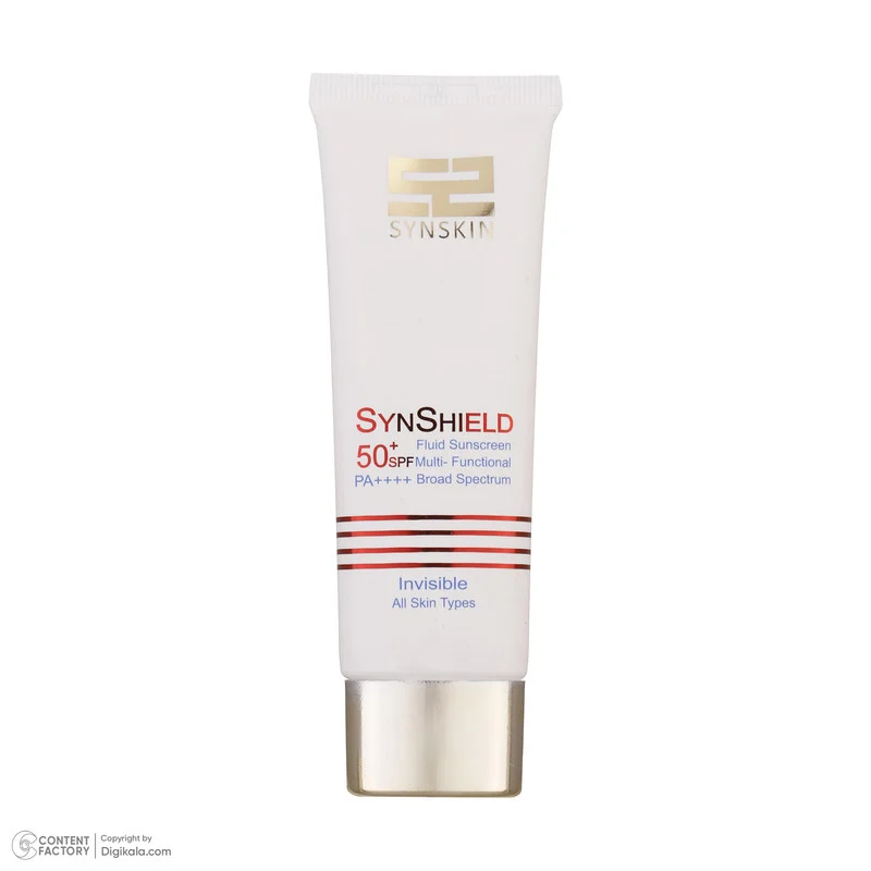 فلوئید ضدآفتاب بی‌رنگ ساین اسکین SPF50 سری Invisible مناسب انواع پوست، حجم 50 میلی‌لیتر