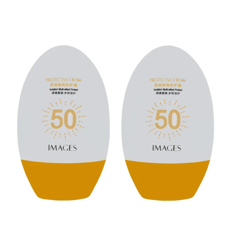 کرم ضد آفتاب بدون رنگ ایمجز SPF 50 مدل Protective مناسب انواع پوست حجم 45 میلیلیتر مجموعه 2 عددی