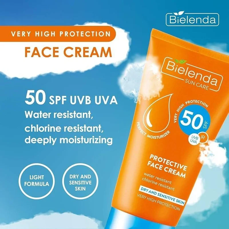 کرم ضدآفتاب بییلندا مدل DRY SKIN حجم 50 میلی لیتر