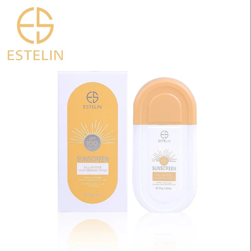 کرم ضد آفتاب رنگی استیلن، SPF 100، مدل All-In-One، مناسب انواع پوست با تنالیته متوسط و حجم 100 میلی‌لیتر، ضدآب، محافظت‌کننده در برابر اشعه‌های UVA و UVB و مرطوب‌کننده، PA+++، آبرسانی عمیق و طولانی‌مدت پوست، با ماندگاری 2 ساعته