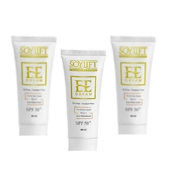 کرم ضد آفتاب رنگی سویلیفت SPF 50 مدل 15کاره ‌محافظ UVA ،UVB مناسب برای انواع پوست‌ حجم 40 میلی‌لیتر