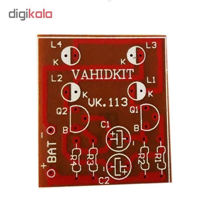 کیت آموزشی وحید کیت مدل چشمک زن 4 لامپی کد v.k 113