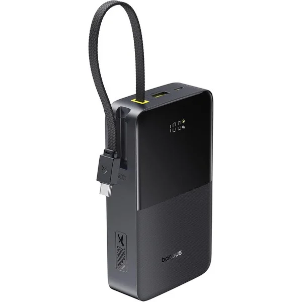 پاوربانک 22.5 وات بیسوس مدل ENERFILL PPBD2P-2020 ظرفیت 20000 میلی آمپر ساعت به همراه کابل USB-C