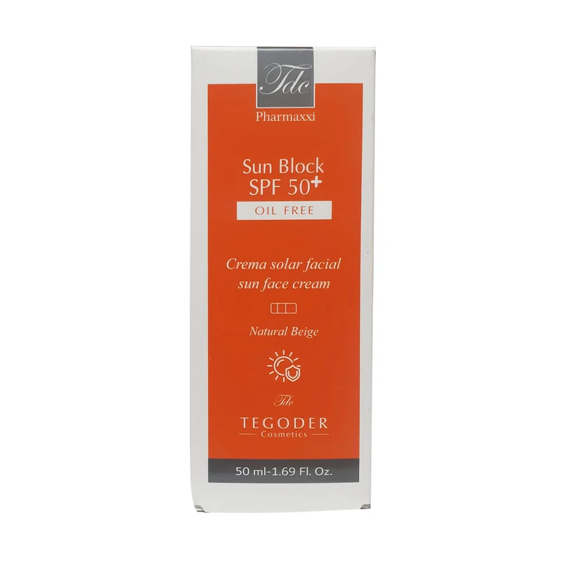 کرم ضد آفتاب رنگی تگودر SPF 50 مدل su02 مناسب پوست چرب و آکنه ای حجم 50 میلیلیتر