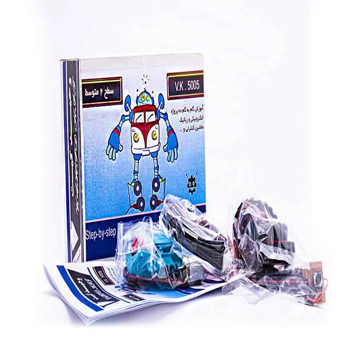 کیت آموزشی وحیدکیت مدل ساختنی های رباتیک