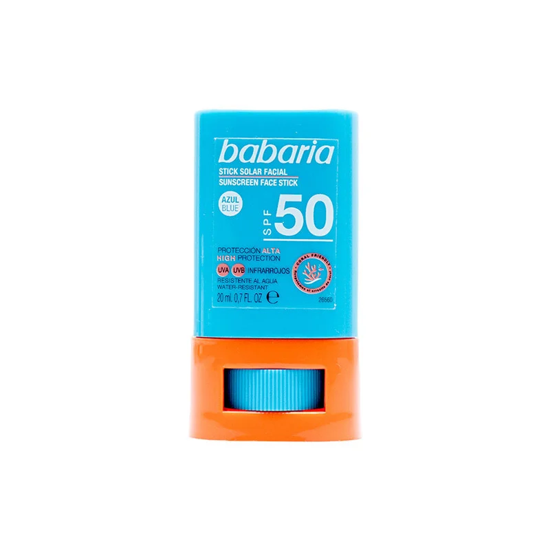 استیک ضد آفتاب بی‌رنگ باباریا SPF 50 مدل Protection Plus ‌محافظ UVA و UVB مناسب انواع پوست‌ حجم 20 میلی‌لیتر
