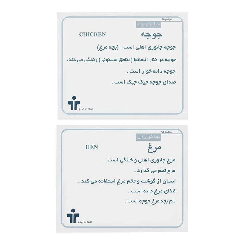 بازی آموزشی دیدآموز مدل جانوران
