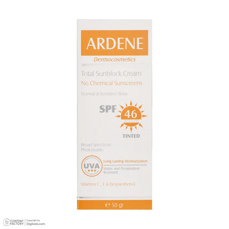 کرم ضدآفتاب رنگی آردن SPF46