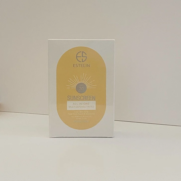 کرم ضدآفتاب رنگی استیلن SPF70 مدل All-In-One مناسب برای انواع پوست، حجم 60 میلیلیتر