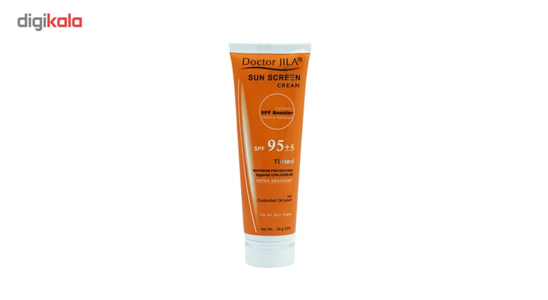 کرم ضد آفتاب دکتر ژیلا مدل Tinted با Spf 95 حجم 50میلی لیتر