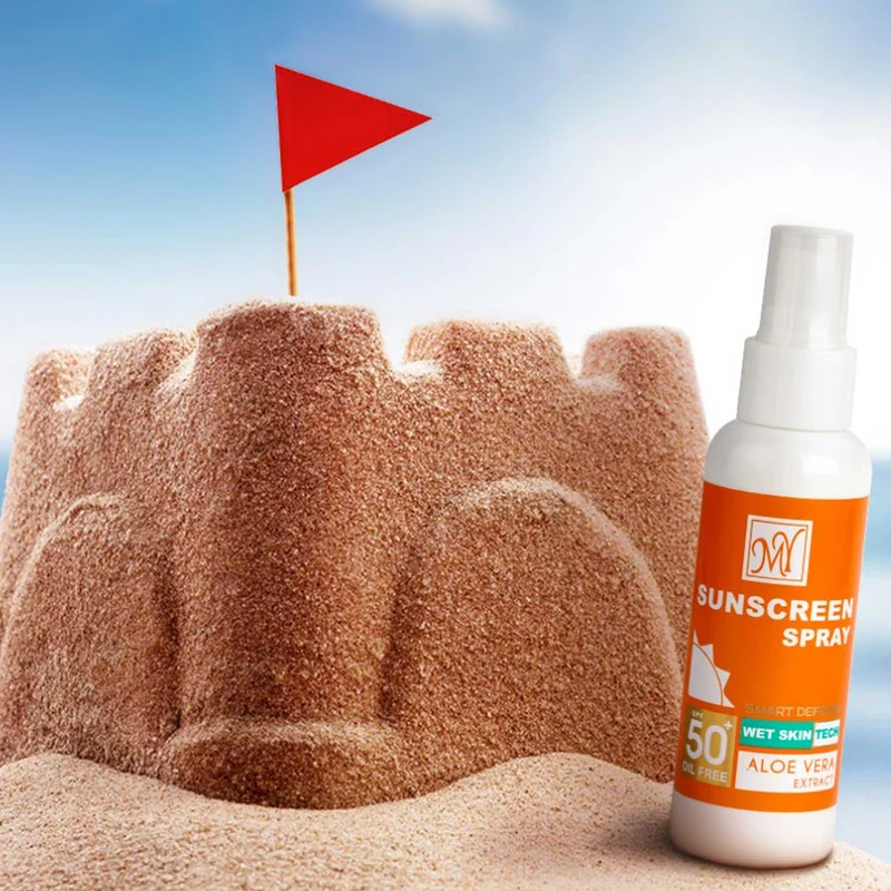 اسپری ضدآفتاب بی‌رنگ مای SPF50 مدل Smart Defense مناسب انواع پوست، حجم 100 میلی‌لیتر