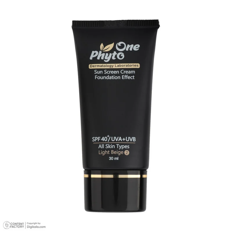 کرم ضد آفتاب رنگی فیتو وان SPF 40 مدل 981 ‌حاوی ‌محافظ UVA و UVB مناسب انواع پوست‌ حجم 30 میلی‌لیتر