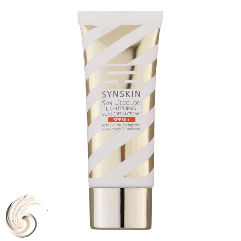 ژل کرم ضد آفتاب بدون رنگ ساین اسکین SPF50 مدل Decolor محافظ UVA ،UVB، روشن‌کننده، مناسب انواع پوست حجم 40 میلی‌لیتر