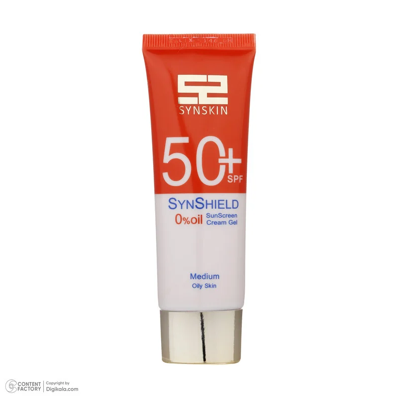 ژل ضد آفتاب رنگی ساین اسکین SPF 50 مدل M ‌مناسب پوست‌های چرب چرب حجم 50 میلی‌لیتر