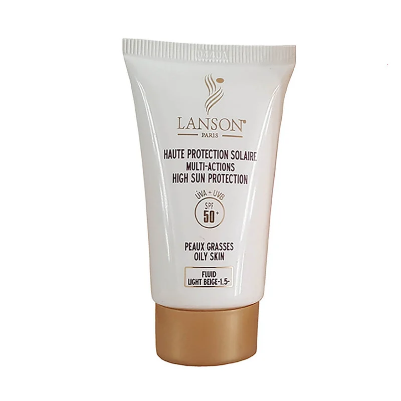 کرم ضدآفتاب رنگی لانسون SPF50 مدل مولتی اکشن شماره 1.5، مناسب پوست‌های چرب، حجم 40 میلی‌لیتر