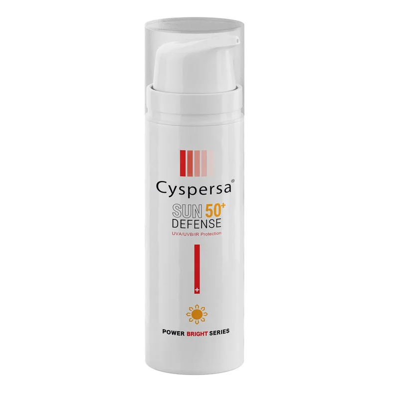 کرم ضدآفتاب بی‌رنگ سیسپرسا SPF50 مدل ضدلک ‌مناسب انواع پوست، حجم 50 میلی‌لیتر