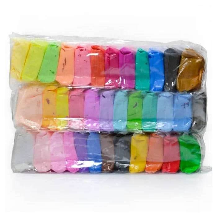 خمیر بازی مدل سبک 36 رنگ super clay