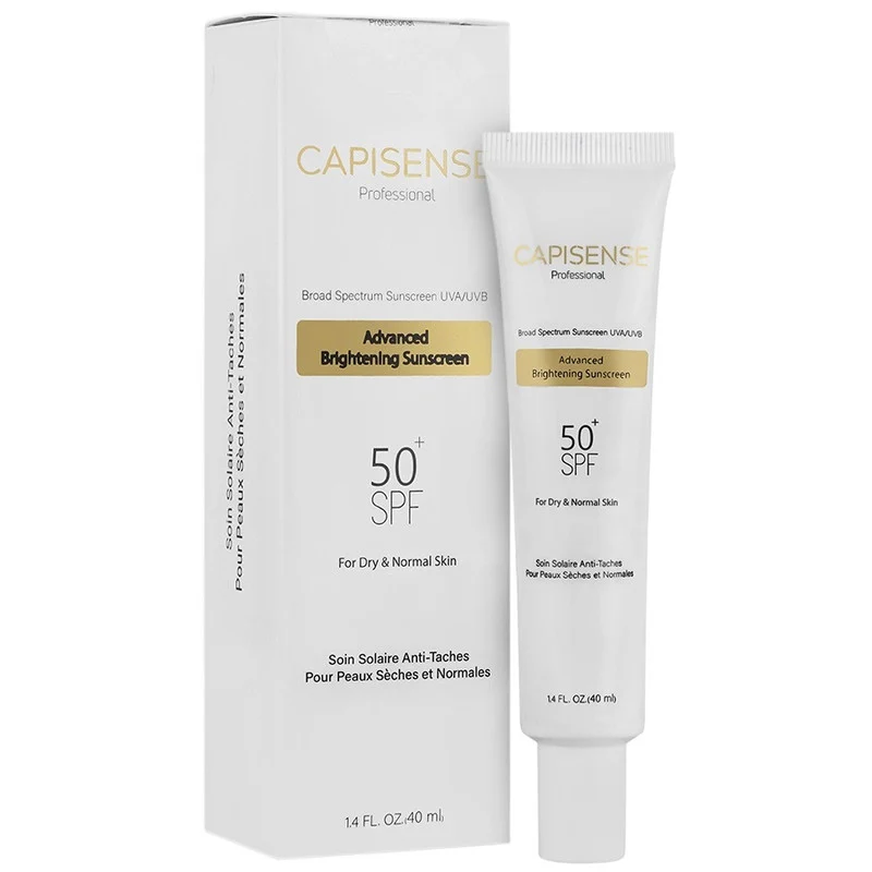 کرم ضد آفتاب بدون رنگ SPF 50 کپیسنس مدل BRI-DN ‌مناسب پوست‌های خشک و معمولی حجم 40 میلی‌لیتر