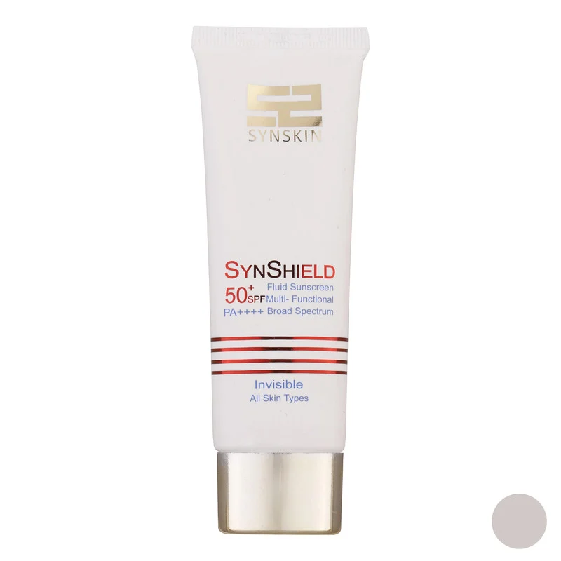 فلوئید ضدآفتاب بی‌رنگ ساین اسکین SPF50 سری Invisible مناسب انواع پوست، حجم 50 میلی‌لیتر