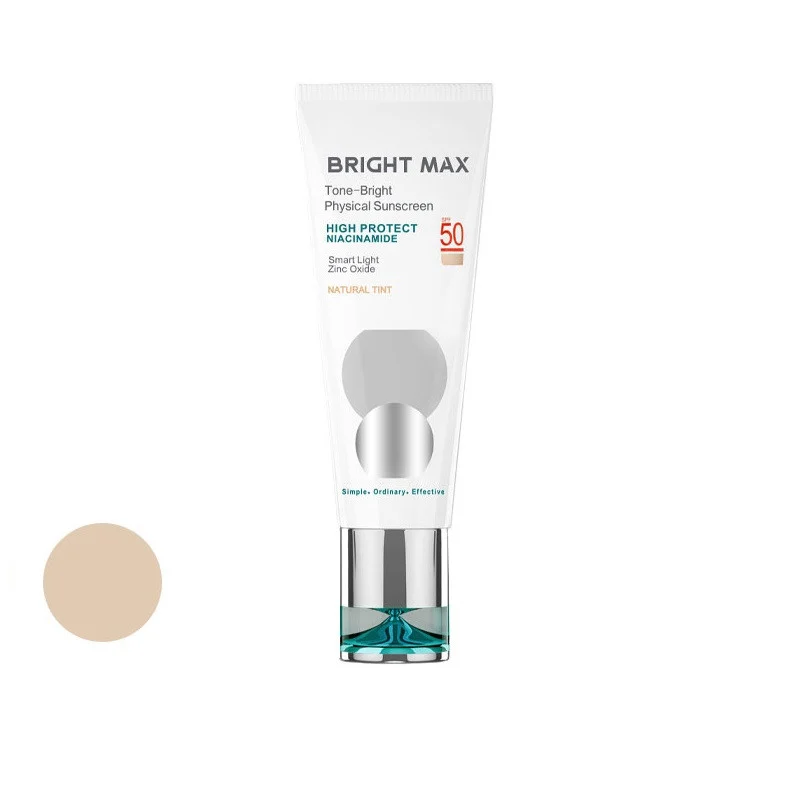 کرم ضد آفتاب رنگی برایت مکس SPF 50 مدل P02 مناسب انواع پوست‌ حجم 40 میلی‌لیتر