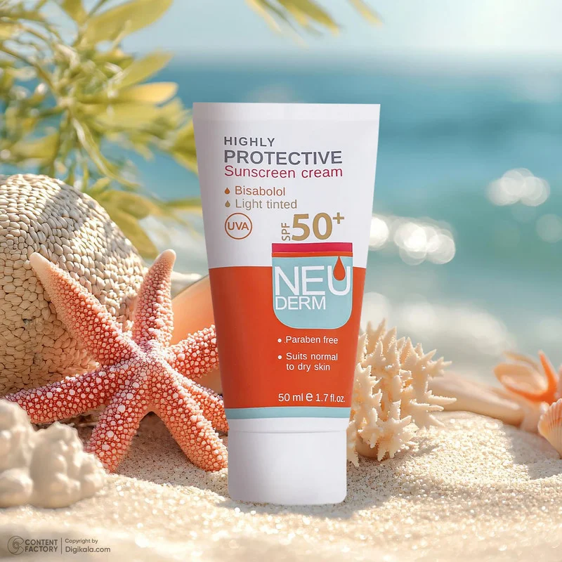 کرم ضدآفتاب نئودرم مدل Highly Protective SPF50، حجم 50 میلی‌لیتر