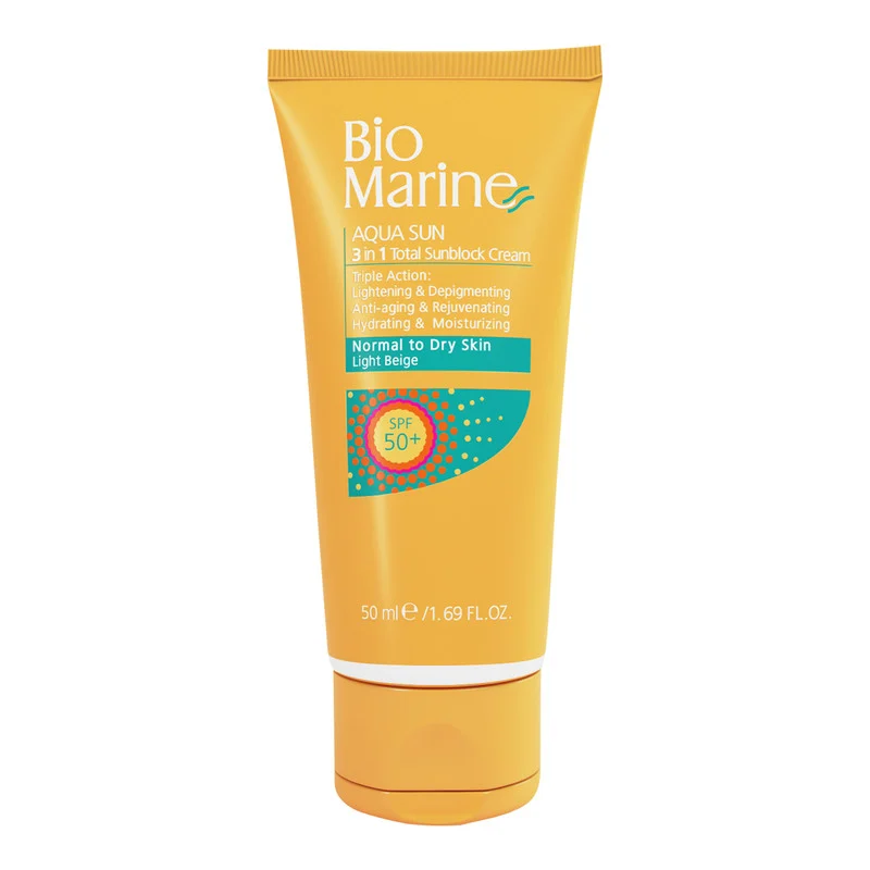 کرم ضد آفتاب بایومارین مدل AQUA SUN حجم 50 میلی لیتر