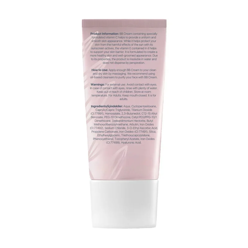 کرم ضد آفتاب بی‌رنگ صورت SPF 50 مدل BB ‌محافظ در برابر اشعه‌های مضر UVA و UVB مناسب برای انواع پوست حجم 50 میلی‌لیتر