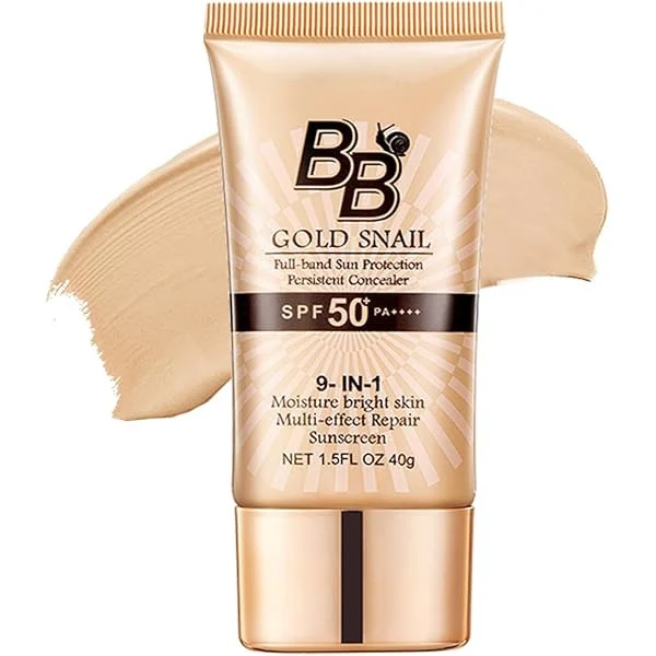 کرم ضدآفتاب رنگی سادور SPF 50 مدل حلزون محافظ UVA و ++++PA آبرسان مناسب انواع پوست حجم 40 میلی لیتر