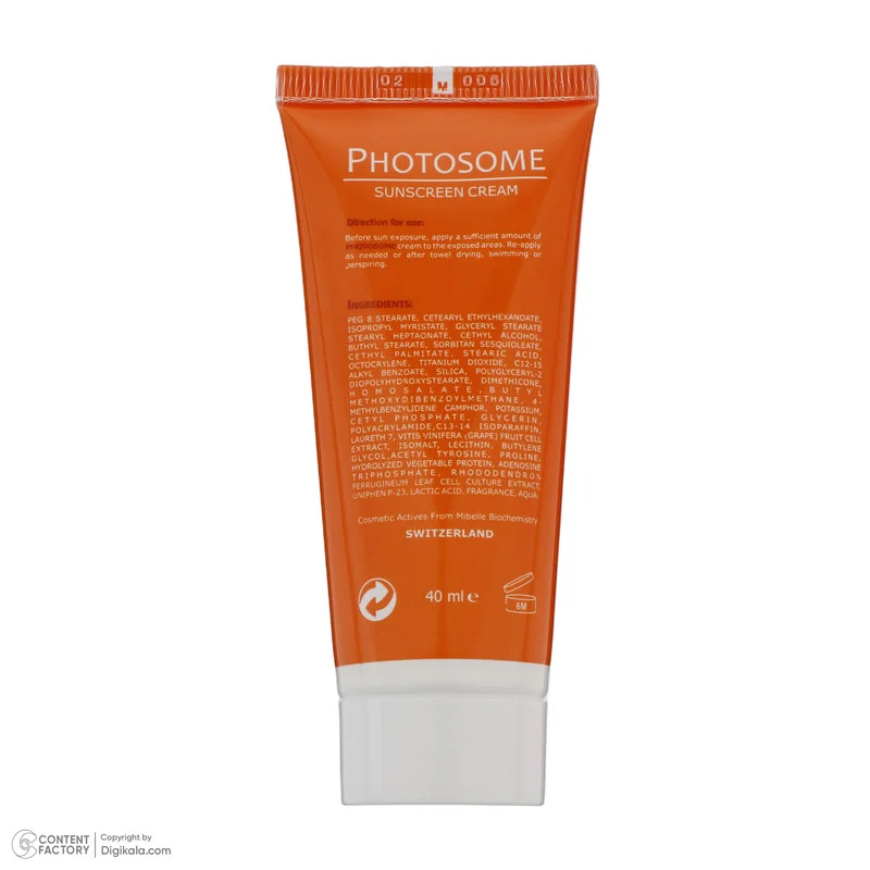 کرم ضد آفتاب بدون رنگ فیس دوکس SPF 50 مدل فوتوزوم محافظ اشعه UVA و UVB، ضد آب مناسب پوست چرب حجم 40 میلیلیتر