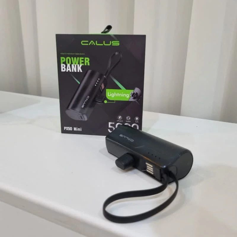 پاوربانک کالوس مدل PX50 mini ظرفیت 5000 میلی آمپر ساعت