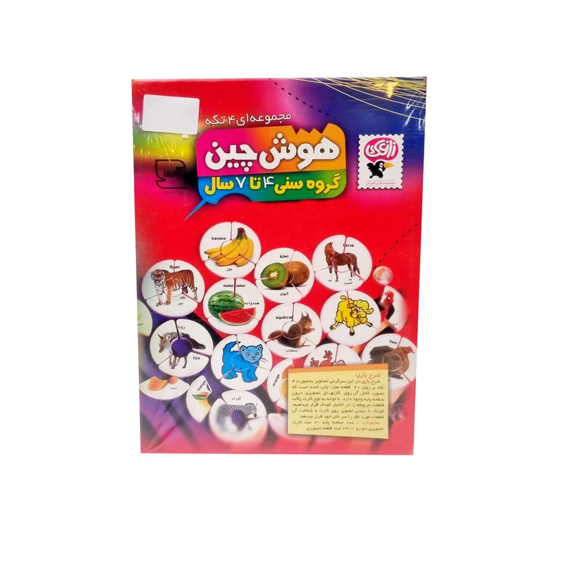 پازل آموزشی مدل هوش چین 4 تکه