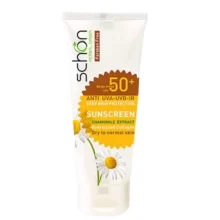 کرم ضد آفتاب رنگی شون SPF50 مدل Chamomile extract مناسب پوست های خشک و معمولی حجم 50 میلی لیتر