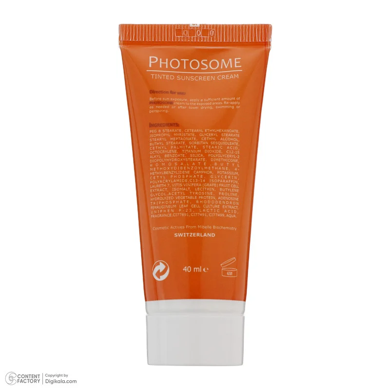 کرم ضد آفتاب رنگی فیس دوکس، SPF 50، مدل فتوزوم، مناسب انواع پوست با تنالیته روشن و حجم 40 میلی‌لیتر، غیر کومدون‌زا، ضد آب، محافظت‌کننده در برابر اشعه‌های UVA و UVB، دارای فرمولاسیون فاقد چربی، با ماندگاری 2 ساعته
