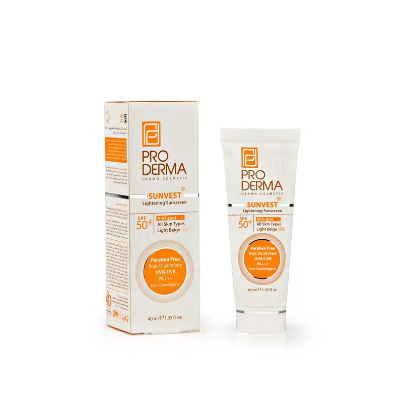 کرم ضدآفتاب فاقد چربی پرودرما مدل SPF50، حجم 40 میلی‌لیتر