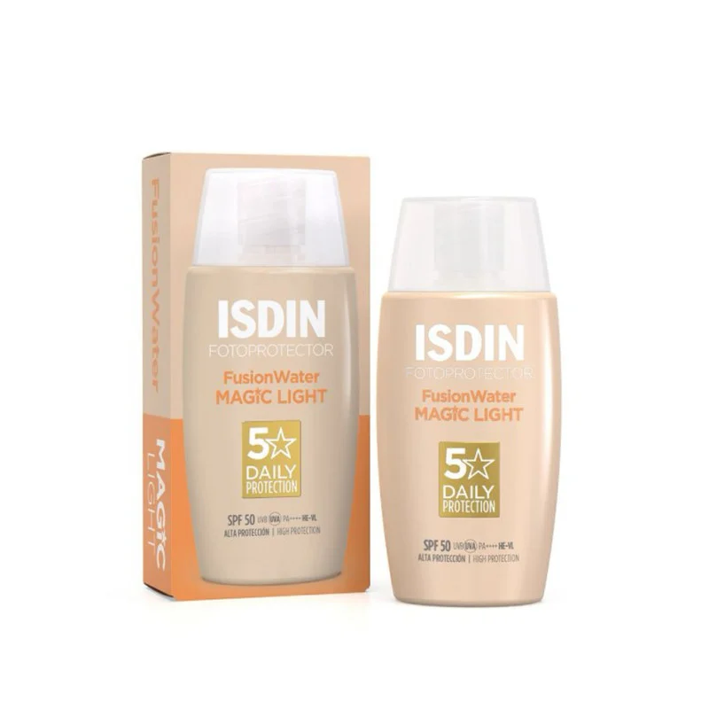 کرم ضد آفتاب رنگی ایزدین SPF 50 مدل magic ‌مناسب انواع پوست‌ حجم 50 میلی‌لیتر