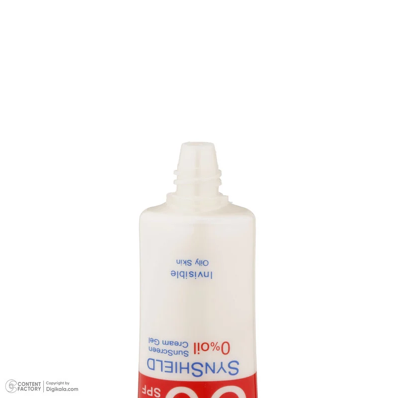 ژل کرم ضدآفتاب ساین اسکین بدون رنگ SPF50 مدل SynShield، مناسب پوست‌های چرب، حجم 50 میلی‌لیتر