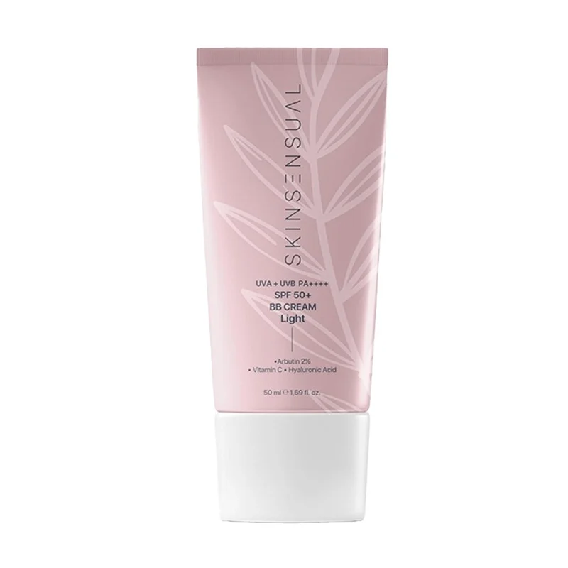 کرم ضد آفتاب بی‌رنگ صورت SPF 50 مدل BB ‌محافظ در برابر اشعه‌های مضر UVA و UVB مناسب برای انواع پوست حجم 50 میلی‌لیتر